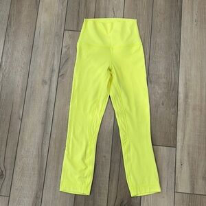 Lululemon Athletica Yellow Leggings